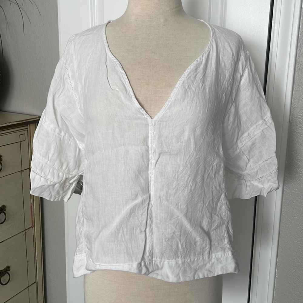 Zara linen shirt